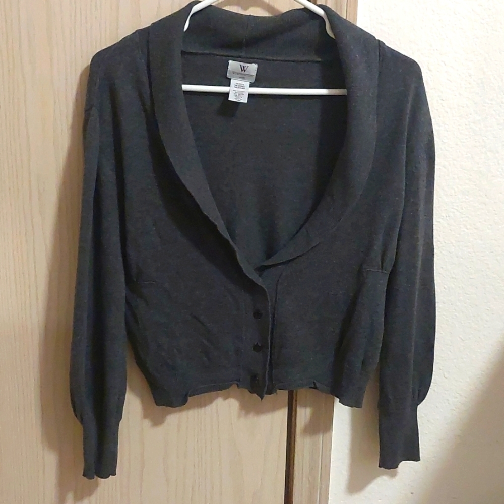 Dark gray Worthington cardigan